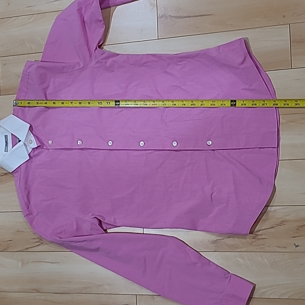 1MX express men's small pink fitted shirt - Picture 4 of 6